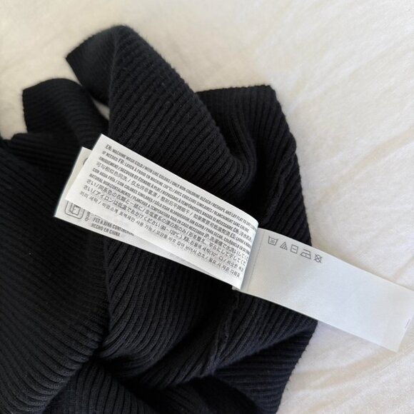 Abercrombie & Fitch Strapless Knit Twist Front Tube Top Black - Picture 6 of 6